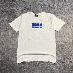 Vintage Billabong T Shirt Mens Large White Surf Grunge Skater Y2K